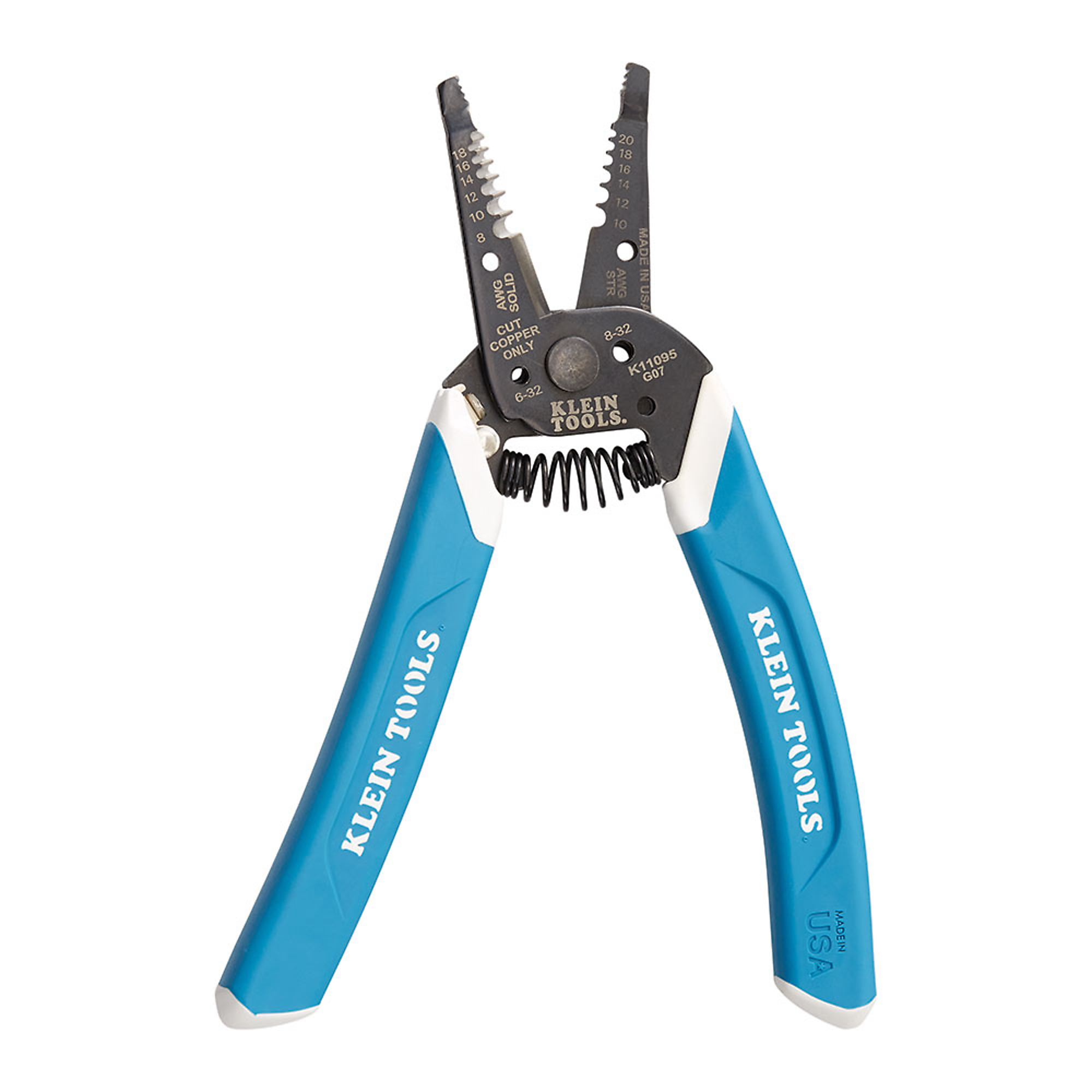 Klein Tools Klein-Kurve Wire Stripper and Cutter, 8–20 AWG, Model# K11095